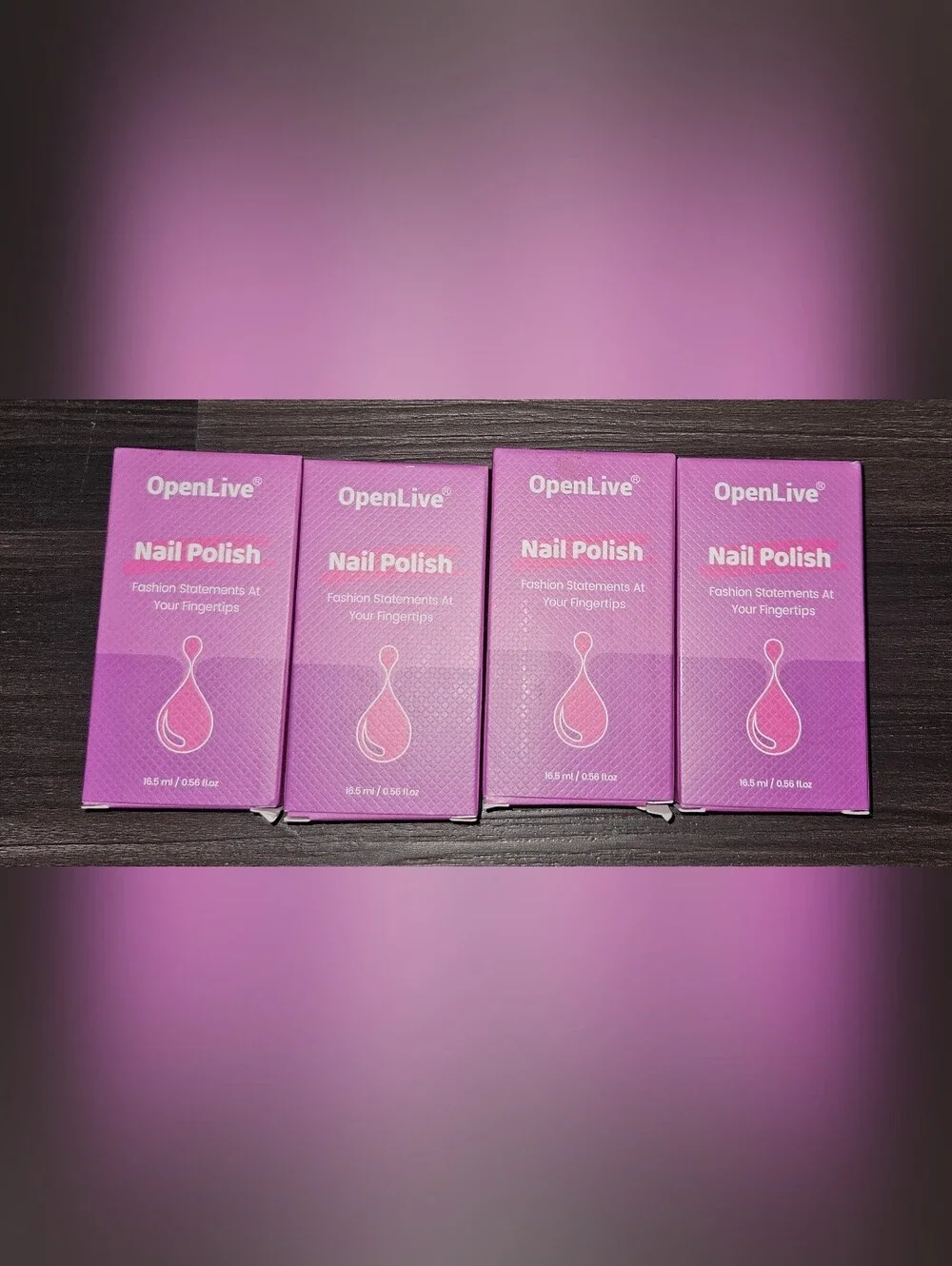 Nail Polish - Pink 4 Pack
